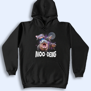 Moo Deng Bootleg Shirt V4, Moo Deng Merch, Moo Deng Vintage Retro Shirt, Baby Hippo Tee, Zoo Baby Hippo, Baby Pygmy Hippo Moo Deng Shirt, Sweatshirt, Hoodie