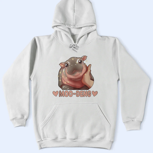 Moo Deng Funny Shirt, Moo Deng Merch, Moo Deng Gift, Baby Hippo Tee, Zoo Baby Hippo, Baby Pygmy Hippo Moo Deng Shirt, Sweatshirt, Hoodie