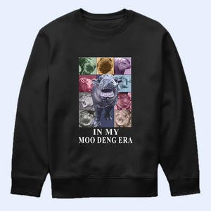 In My Moo Deng Era Shirt, Moo Deng Merch, Moo Deng Eras Tour Shirt, Baby Hippo Tee, Zoo Baby Hippo, Baby Pygmy Hippo Moo Deng Shirt, Sweatshirt, Hoodie