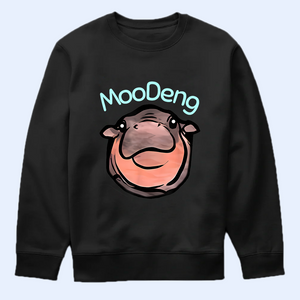 Moo Deng Funny Shirt, Moo Deng Merch, Moo Deng Gift, Baby Hippo Tee, Zoo Baby Hippo, Baby Pygmy Hippo Moo Deng Shirt, Sweatshirt, Hoodie