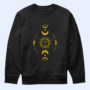 Sun And Moon Stars Shirt, Celestial Shirt, Astrology Shirt, Moon Bohemian Shirt, Boho Sun Moon T-Shirt, Mystical Tee, Spiritual Shirt