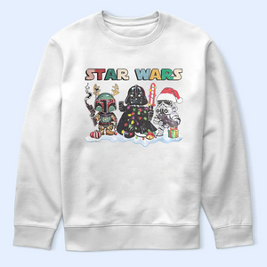 Galaxy Wars Christmas Light Shirt V6, Galaxy's Edge Christmas Tee, Galaxy Wars Tee, Disneyland Christmas, Vacation Shirt, Galaxy Wars Christmas Tee