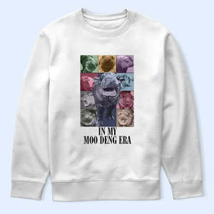 In My Moo Deng Era Shirt, Moo Deng Merch, Moo Deng Eras Tour Style Shirt, Baby Hippo Tee, Baby Pygmy Hippo Moo Deng Shirt, Sweatshirt, Hoodie