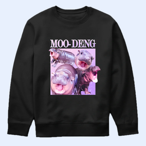 Moo Deng Bootleg Shirt V8, Moo Deng Merch, Moo Deng Vintage Retro Shirt, Baby Hippo Tee, Zoo Baby Hippo, Baby Pygmy Hippo Moo Deng Shirt, Sweatshirt, Hoodie