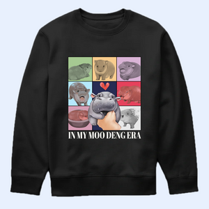 Moo Deng Era Shirt V2, Moo Deng Merch, Moo Deng Eras Tour Shirt, Baby Hippo Tee, Zoo Baby Hippo, Baby Pygmy Hippo Moo Deng Shirt, Sweatshirt, Hoodie