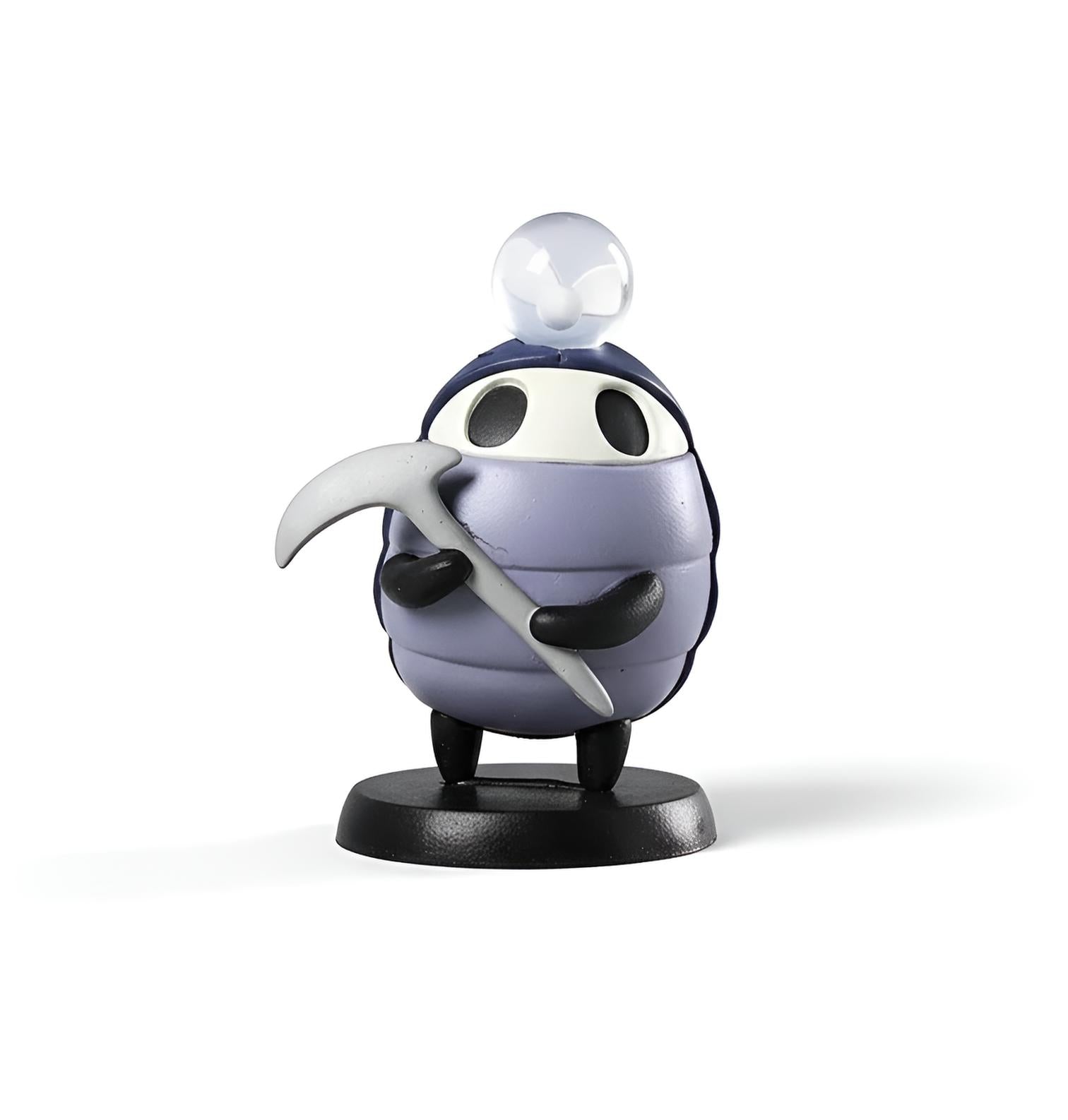 Front view of the Myla Mini Figure, an essential Hollow Knight Merch collectible with her lamp and pickaxe.