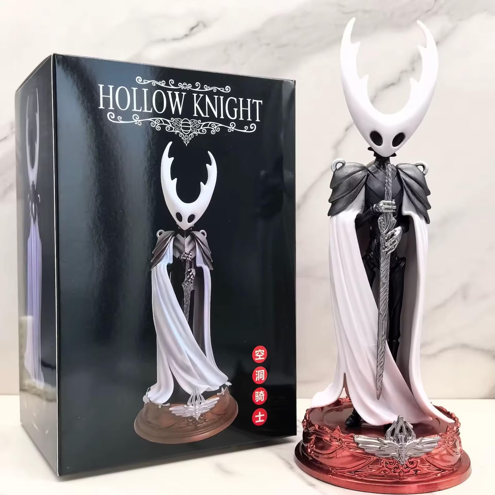 Front view of The Pale King action figure with box