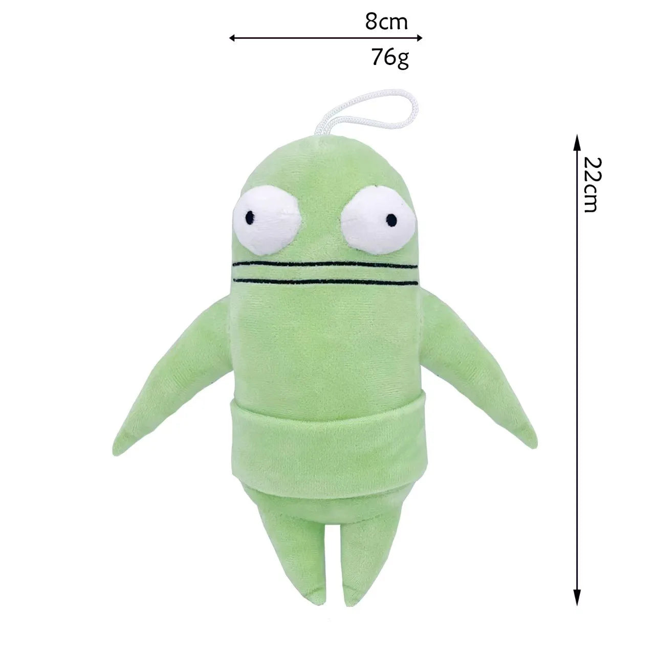 Soft R.E.P.O. Semibot plush toy, a Lime robot character from the game.