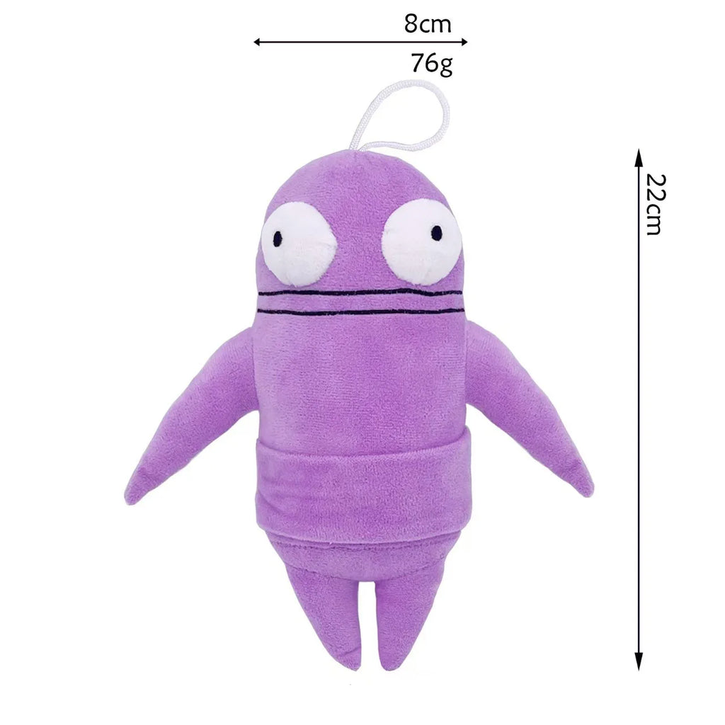 Soft R.E.P.O. Semibot plush toy, a purple robot character from the game.
