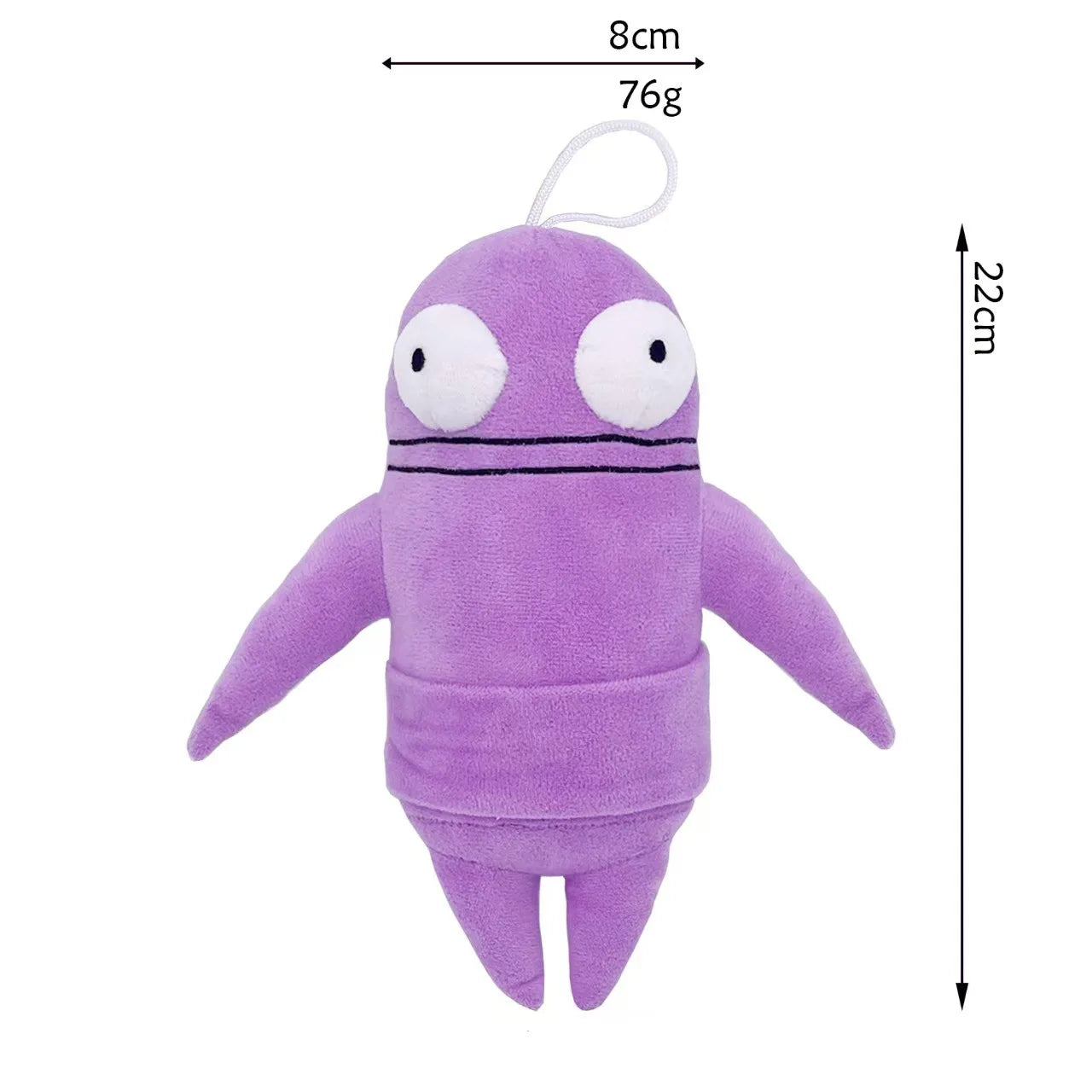 Soft R.E.P.O. Semibot plush toy, a purple robot character from the game.