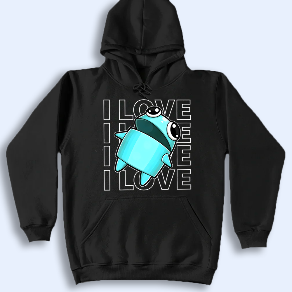 R.E.P.O. Player Character "I Love" Shirt - Gaming Fan Tee Cartpitol