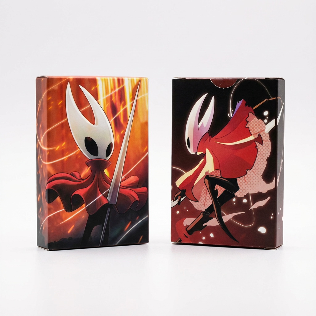 A fan of Hollow Knight Lomo Cards featuring Hornet, perfect Silksong Lomo cards.