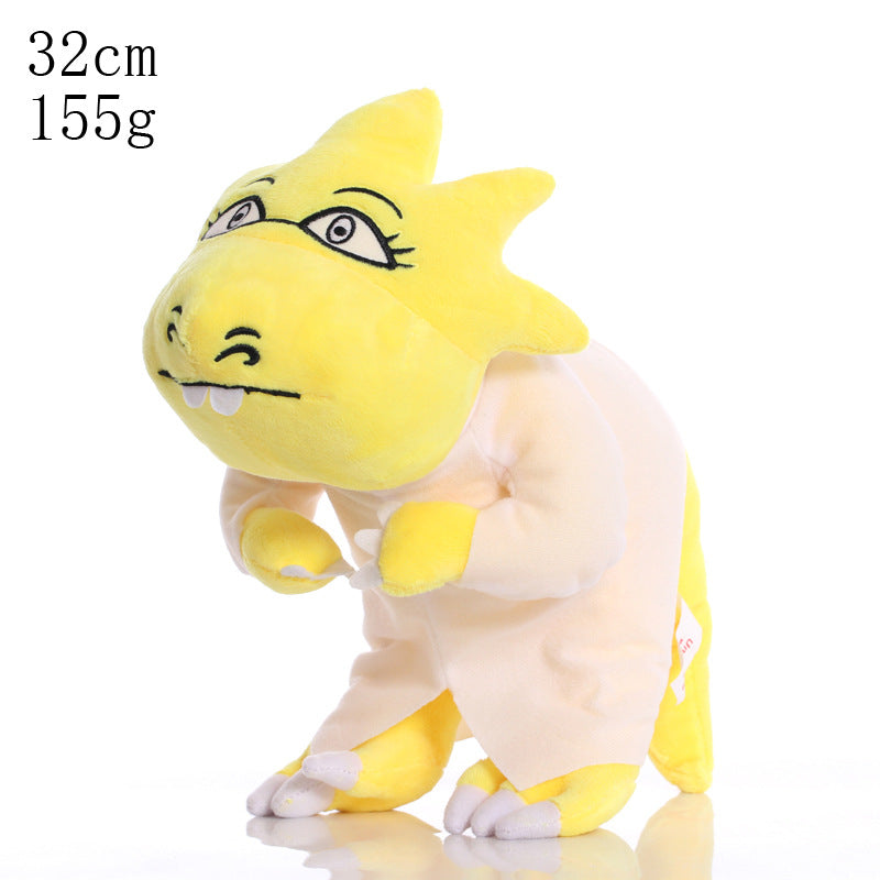 Hot Undertale Plush Toys 20-30cm Undertale Alphys Plush Stuffed Toys for Kids Gifts Cartpitol