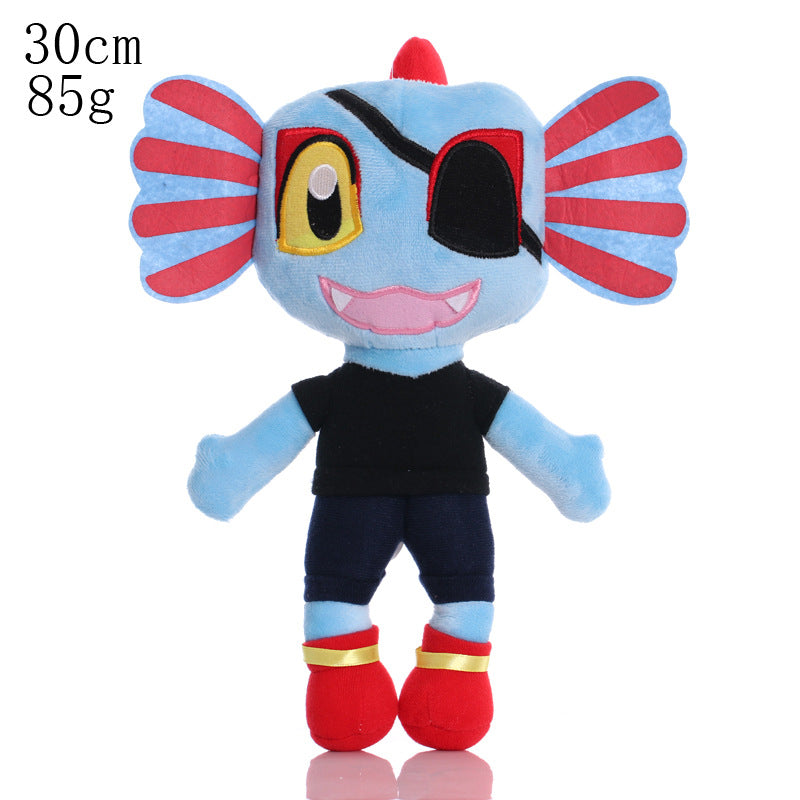 Hot Undertale Plush Toys 20-30cm Undertale Undyne Plush Stuffed Toys for Kids Gifts Cartpitol