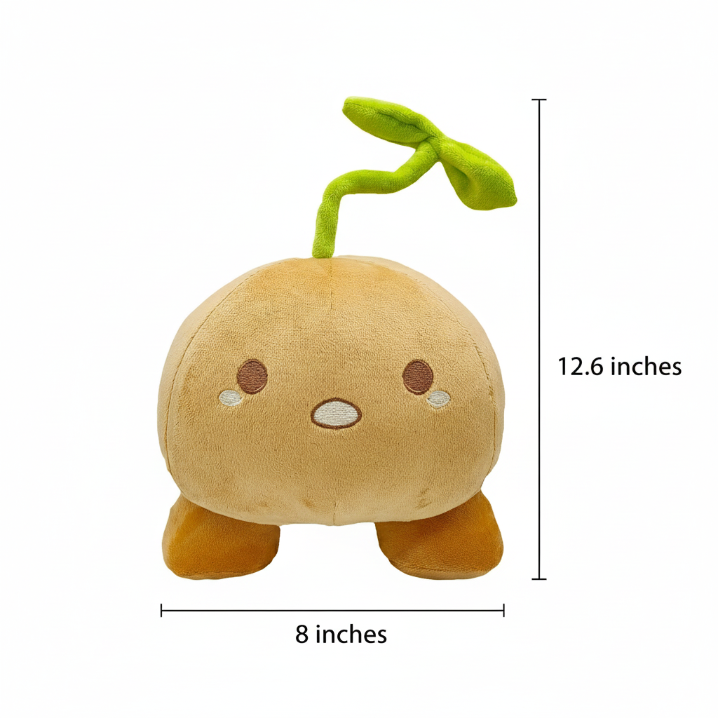Sprout Mole Plush Toy, Omori Merch Stuffed Doll Cartpitol