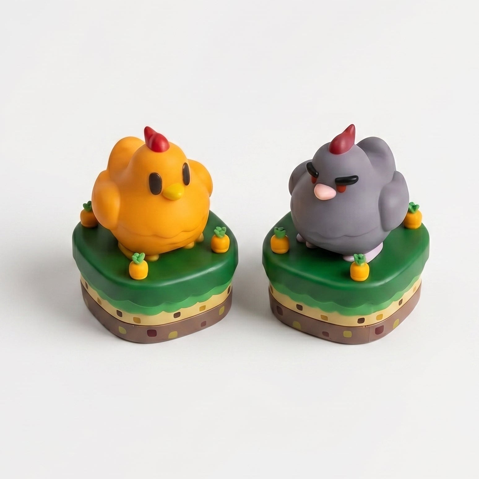 Close up of a Stardew Valley Chicken Keycap on a mechanical keyboard, Stardew Valley Merch, artisan design