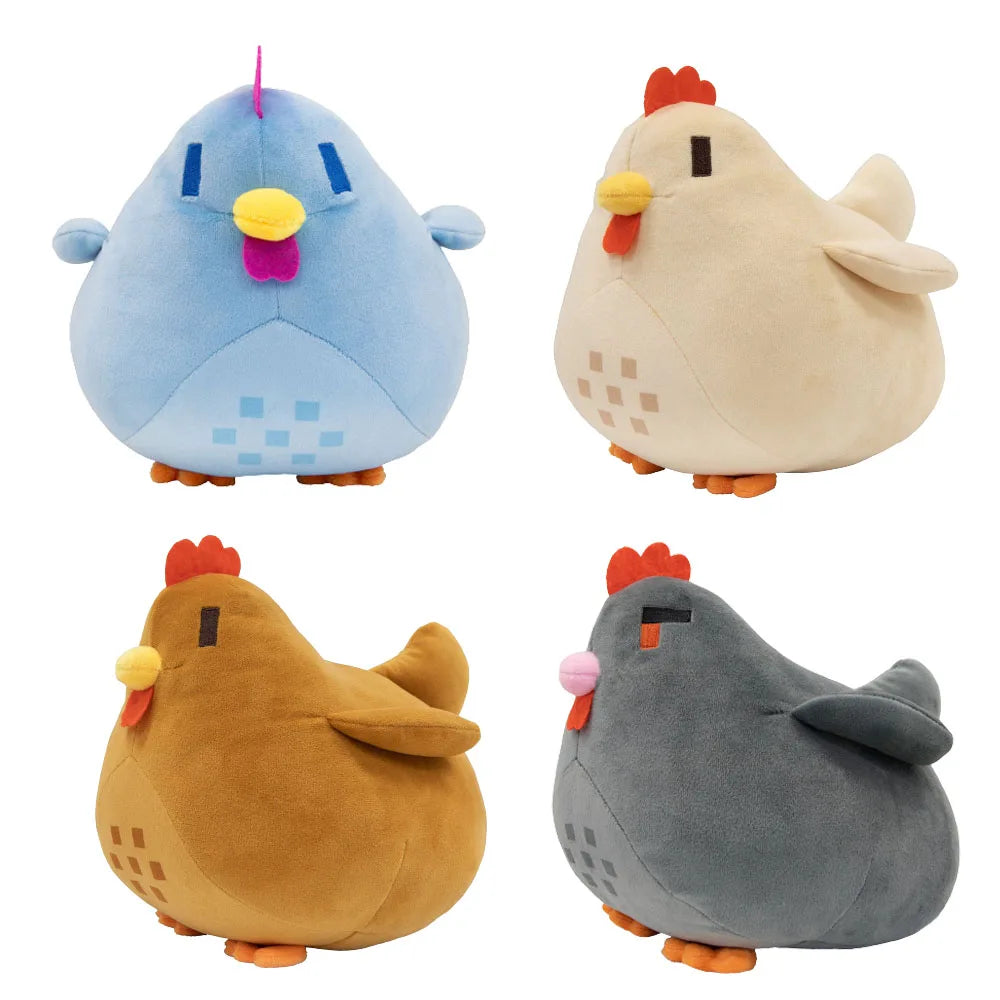 Stardew Valley Chicken Plushie - Adorable Farm Animal Stuffed Toy for Fans Cartpitol