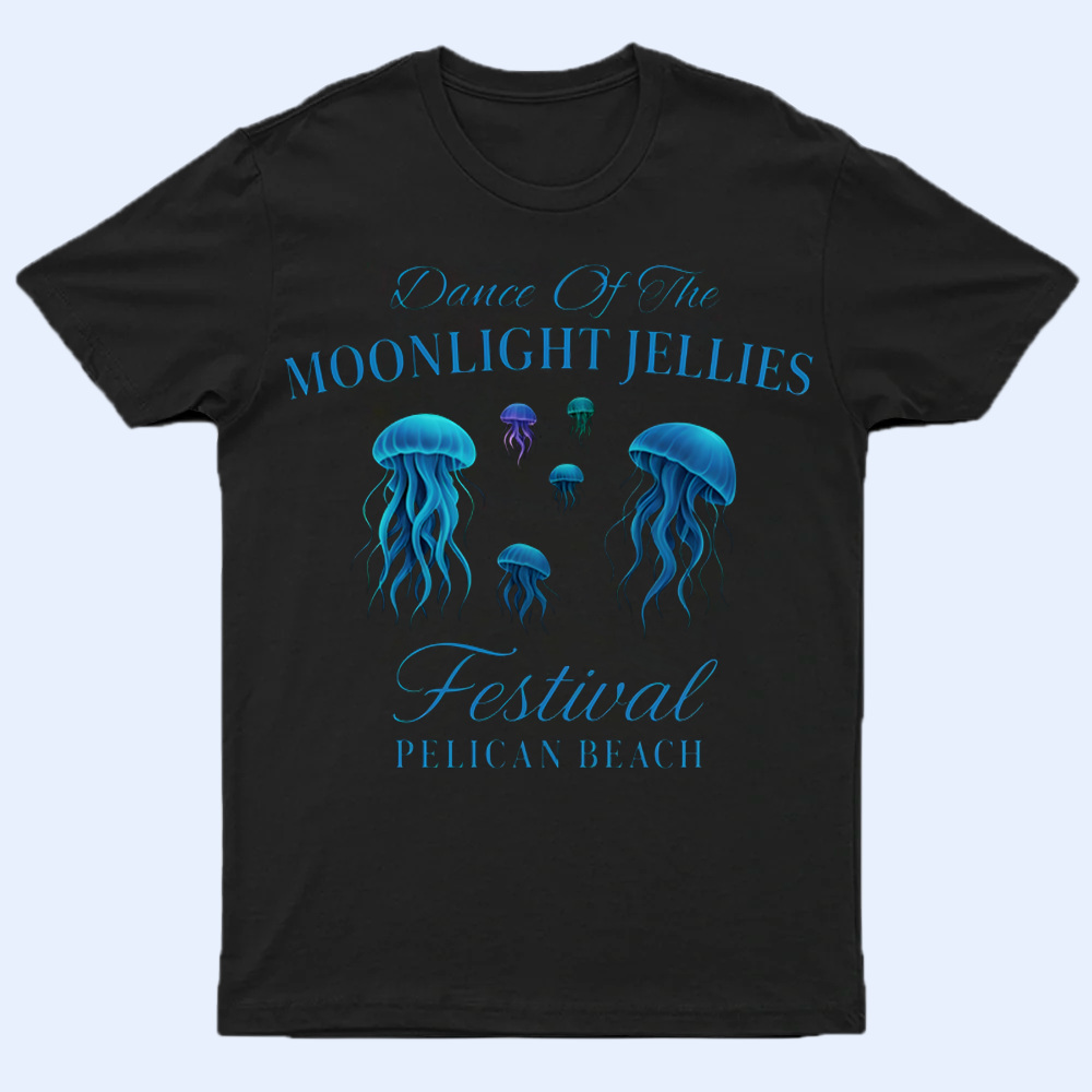 Dance of the Moonlight Jellies Shirt - Stardew Valley Pelican Beach Festival Tee Cartpitol