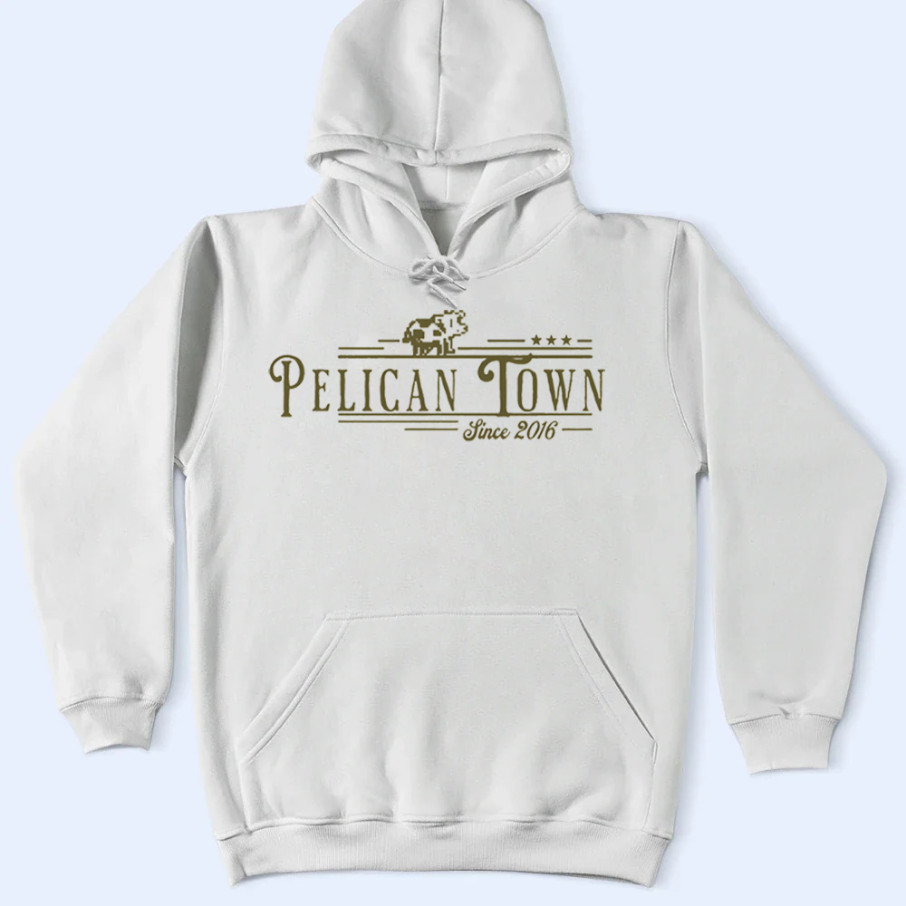 Stardew Valley Pelican Town Est. 2016 T-Shirt, Original Farmer Apparel Cartpitol