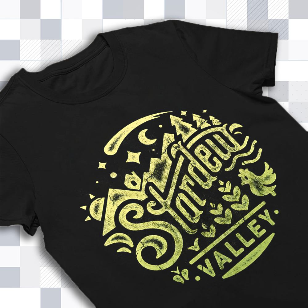 Stardew Valley Classic T-Shirt, Iconic Game Title Fan Apparel Cartpitol