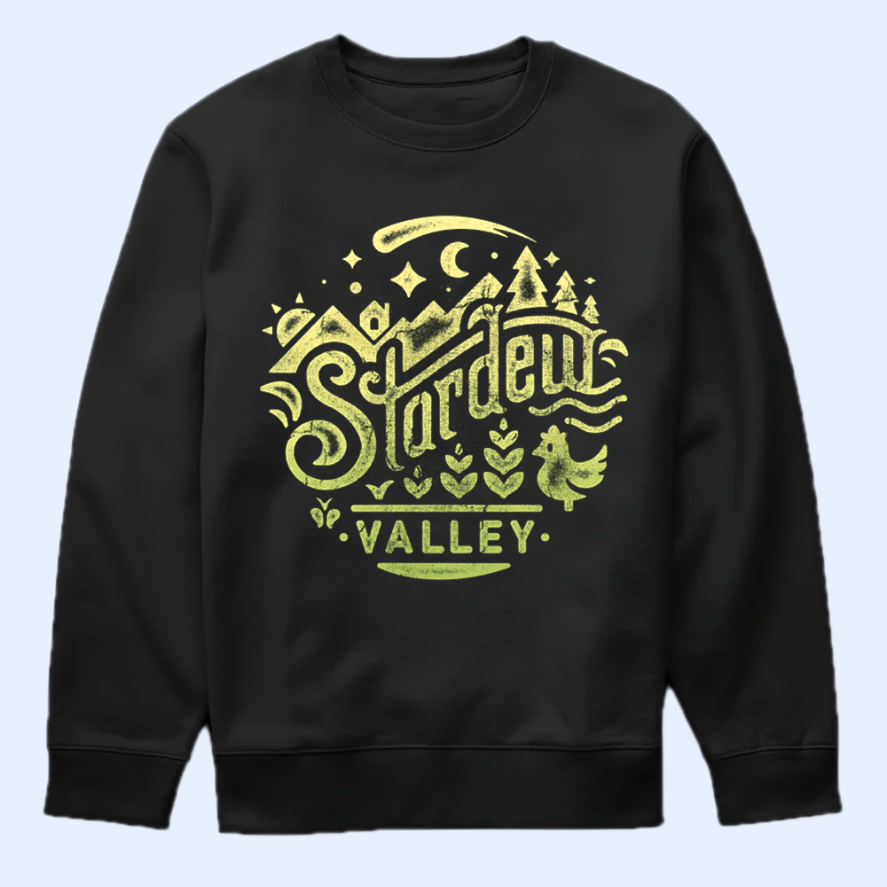 Stardew Valley Classic T-Shirt, Iconic Game Title Fan Apparel Cartpitol