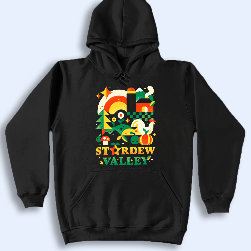 Stardew Valley Typography T-Shirt, Iconic Game Logo Tee for Fans Cartpitol