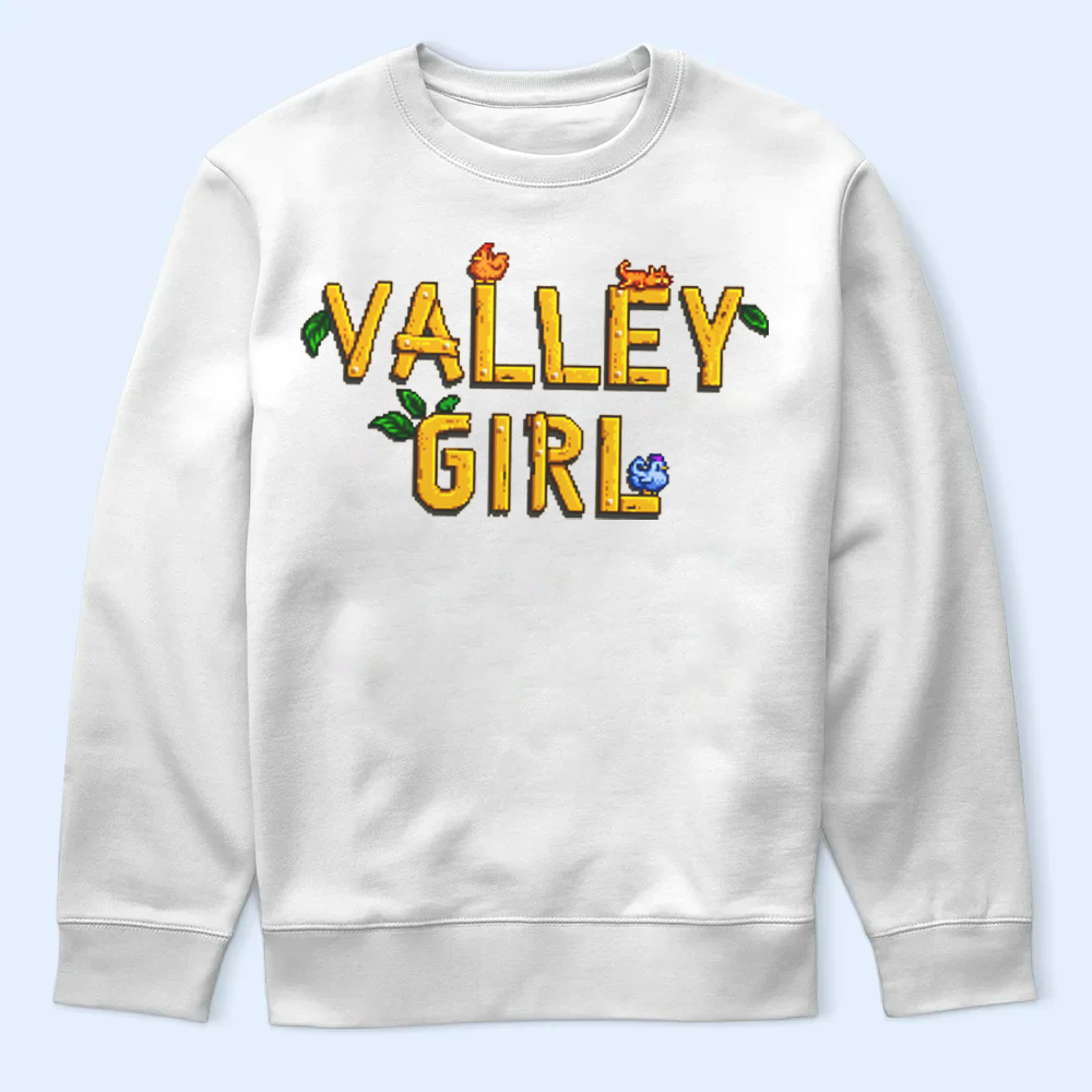 Stardew Valley "Valley Girl" T-Shirt - Pelican Town Farm Life Tee Cartpitol