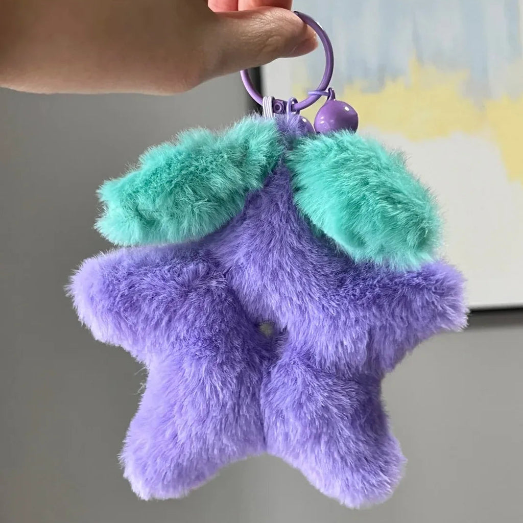 Soft Stardrop Plush Keychain from Stardew Valley Merch collection, showing the full design
