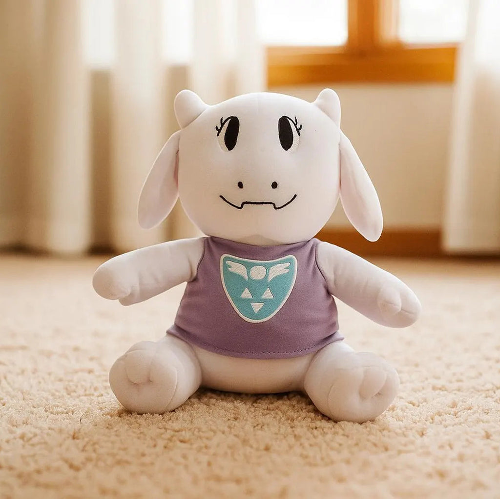 Toriel Plush Toy motherly monster doll, a comfortable piece of Undertale Merch fan gear.