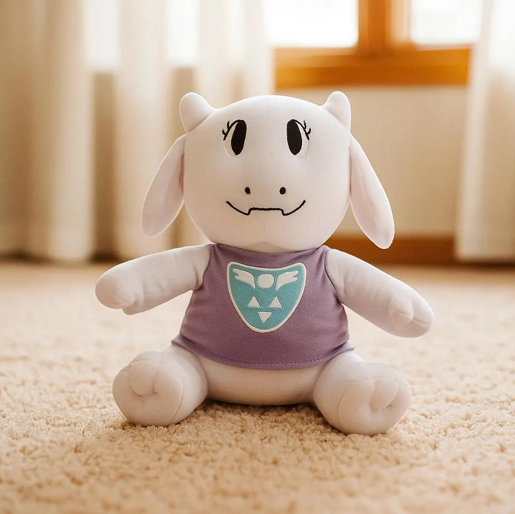 Toriel Plush Toy motherly monster doll, a comfortable piece of Undertale Merch fan gear.
