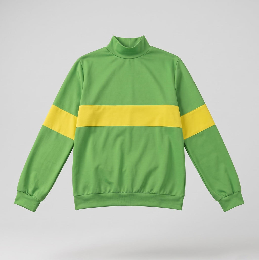 Green and yellow Undertale cosplay Chara sweatshirt