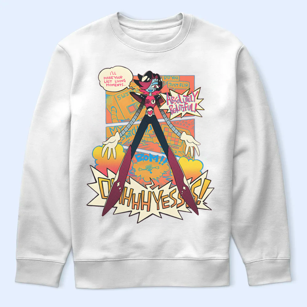 Undertale "Death by Glamour (Sweet 16)" T-Shirt, Mettaton EX Fan Apparel Cartpitol