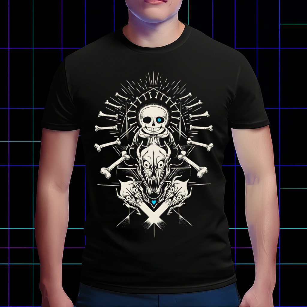 Undertale "Megalovania" T-Shirt, Sans Battle Theme Apparel Cartpitol