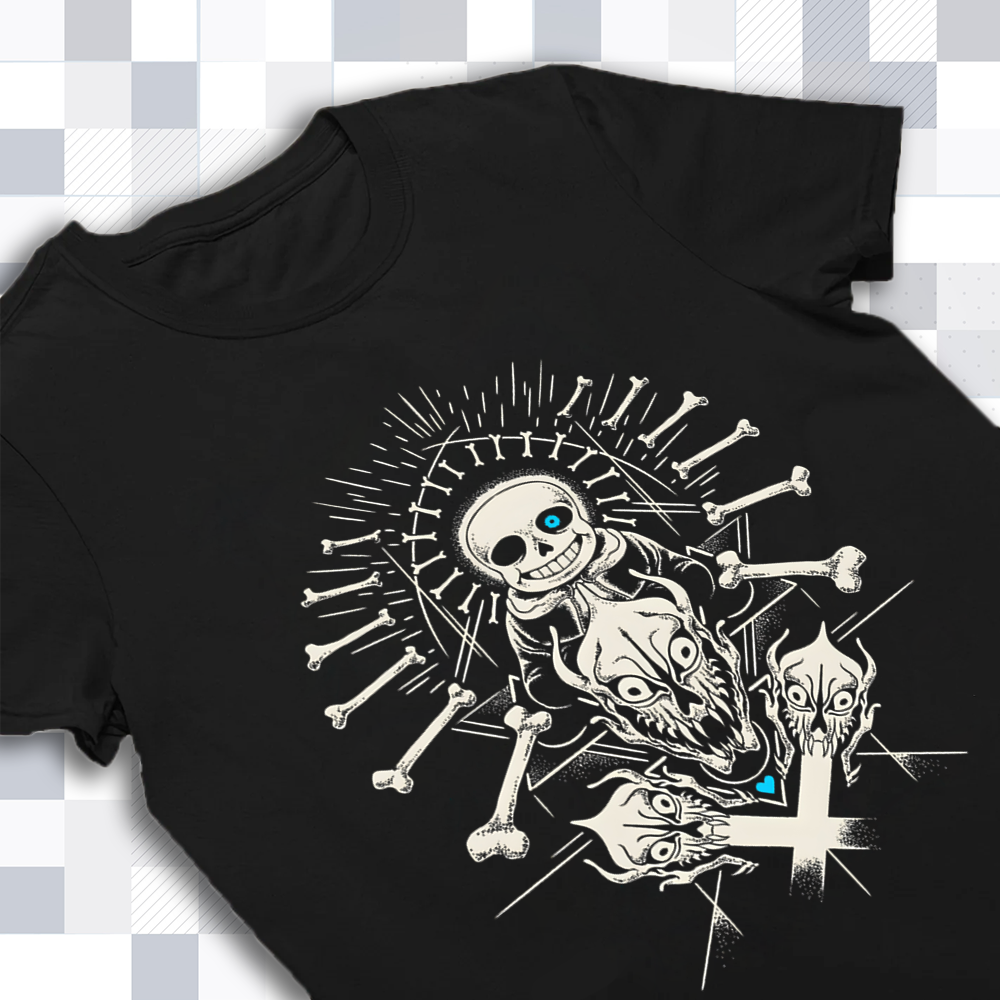 Undertale "Megalovania" T-Shirt, Sans Battle Theme Apparel Cartpitol