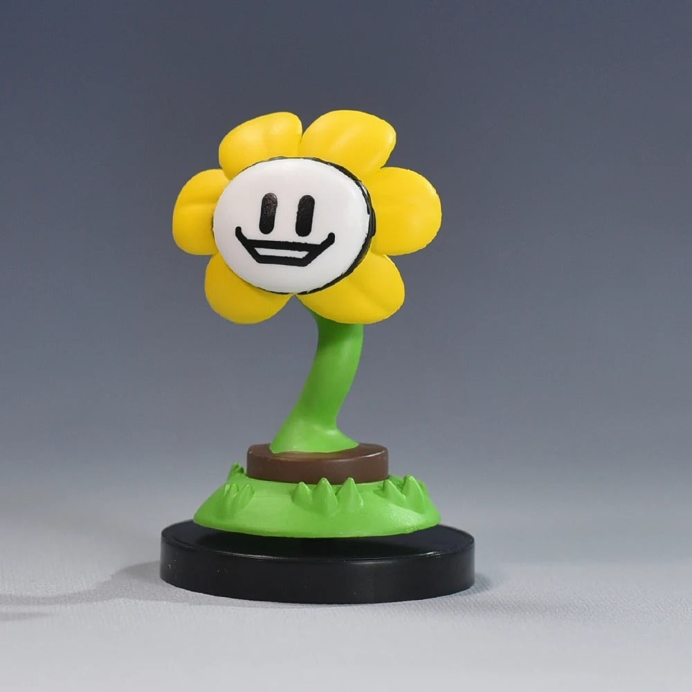 Undertale Merch, Flowey Figure set packaged as an ideal gift for fans of the game.