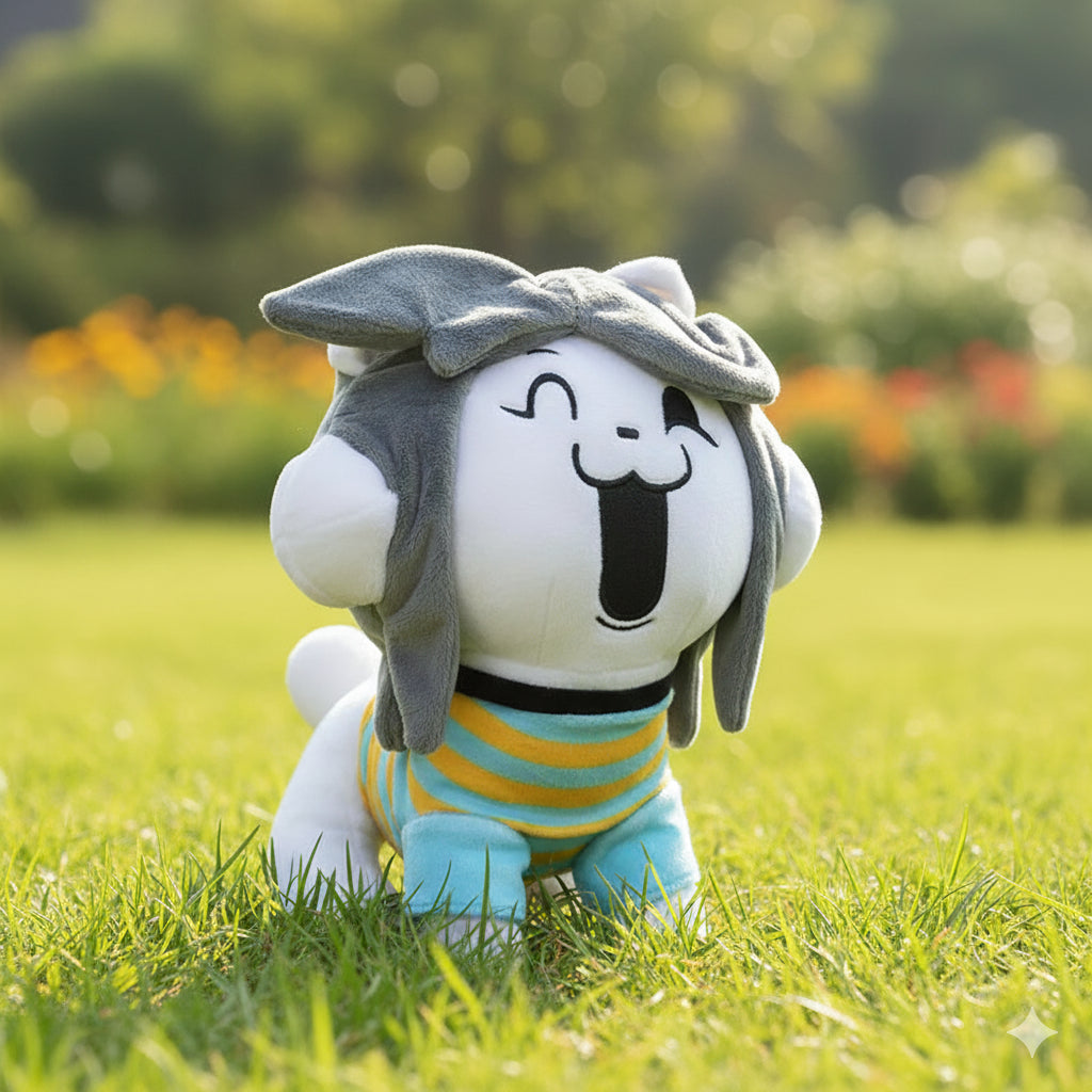 Undertale Merch Temmie "College" Plush Toy, appealing to fans of the character's backstory.