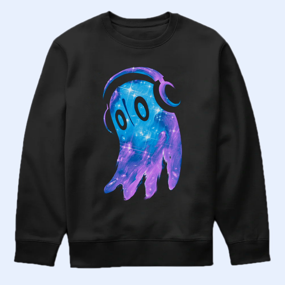 Undertale Napstablook Flowy Ghost Graphic Tee, Game Character Apparel Cartpitol