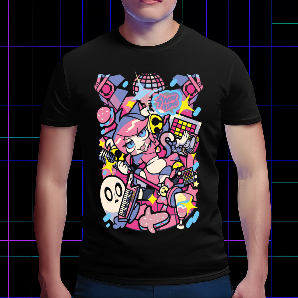Undertale "Showtime" Mettaton T-Shirt, Glamorous Robot Apparel Cartpitol