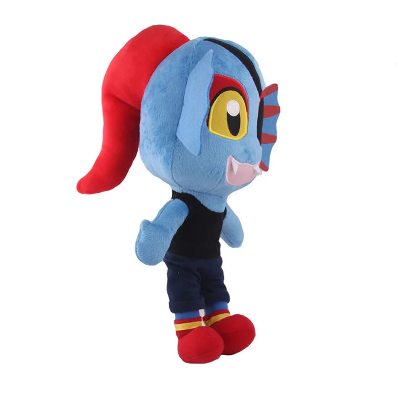 Undyne Plush Toy determined hero doll, a comfortable piece of Undertale Merch fan gear.